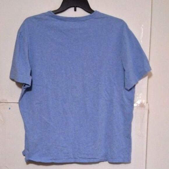A Polo By Ralph Lauren Men's T-Shirt Blue Pony V-Neck Casual Size XL - Picture 10 of 10